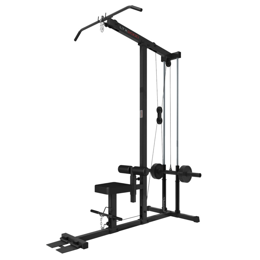 Lat machine con pulley basso a caricamento dischi - LTX-2000