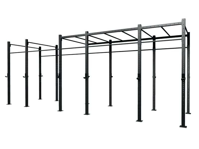 CHALLENGE 5 Bay Freestanding Cage with Monkey Station - G60-5AMS