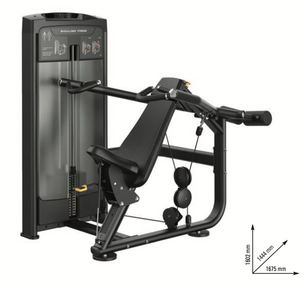 Converging shoulder press - PLX-8100