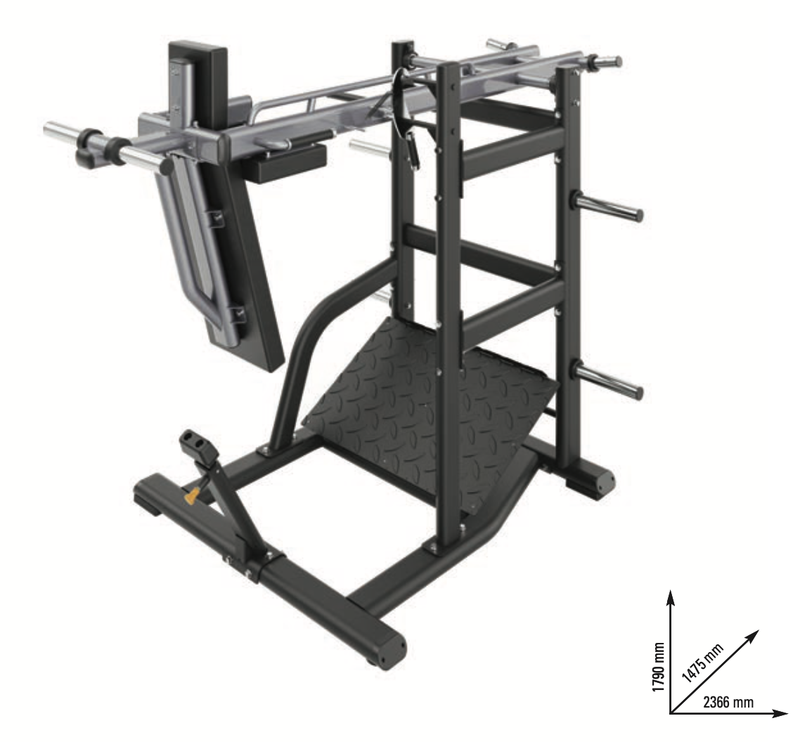 Pendulum Squat - FWX-9000