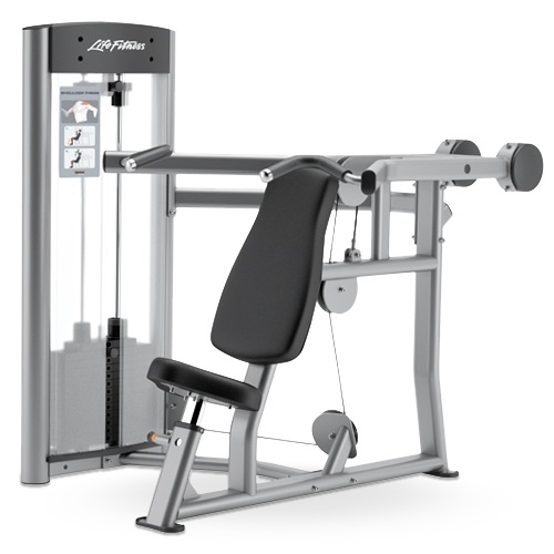 Shoulder press   life fitness optima