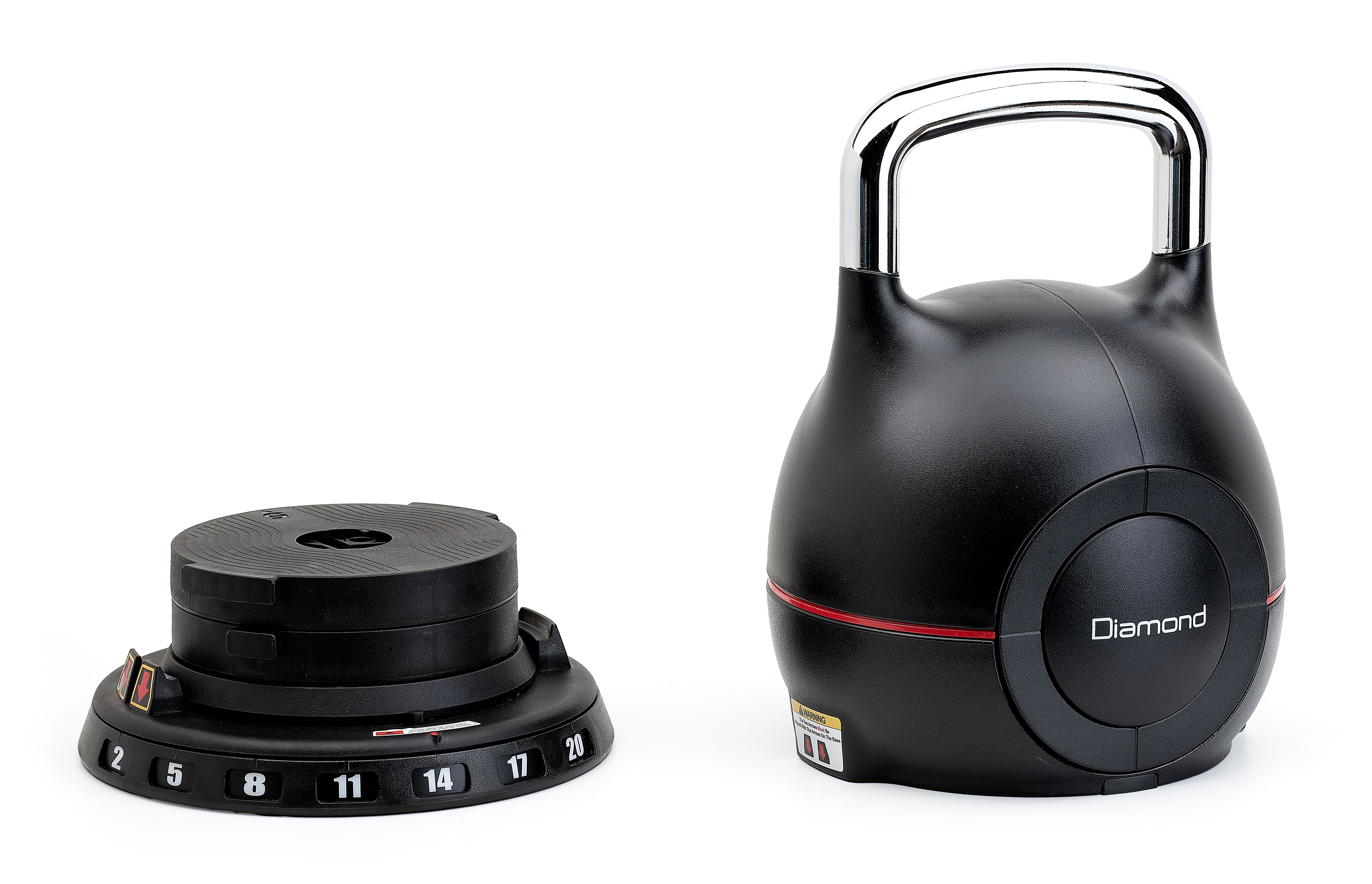 SELECTABLE STEEL KETTLEBELL 2 - 20 kg - KBS2-20